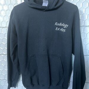 Radiology Est. 1895 Black Hooded Sweatshirt